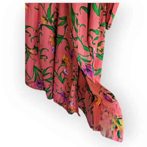 Pink Long-Sleeve Cottagecore Dress by Anthropologie - Picture 12 of 15